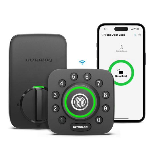 U-Bolt Pro Smart Lock – 8-in-1 Keyless Entry with Wi-Fi, Fingerprint & Auto Unlock