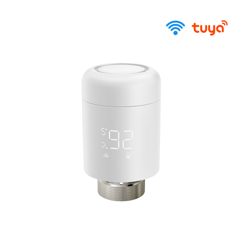 Smart WiFi Radiator Valve – Tuya TRV Thermostat with App & Voice Control