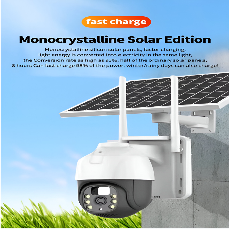 V360Pro Solar PTZ Security Cam – 4G/WiFi, Full-Color, AI Motion Detection, Wireless CCTV