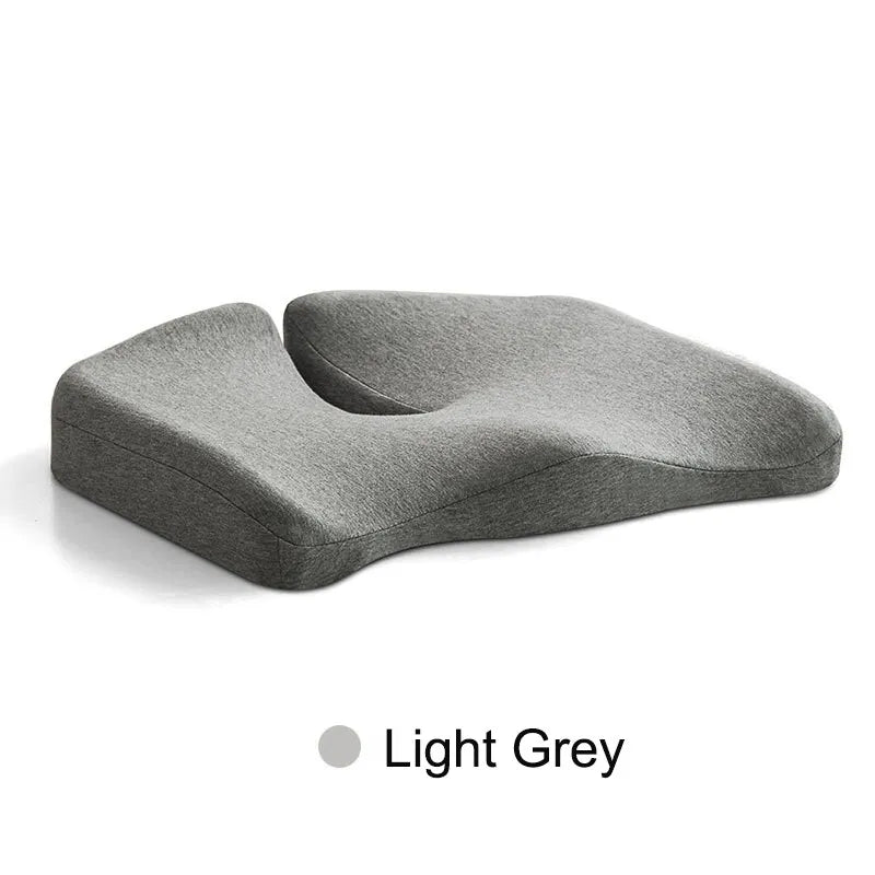 Pressure Relief Seat Cushion for Long Sitting Hours on Chair Extra Dense Memory Foam Relieve Hemorrhoids Coccyx Sciatica
