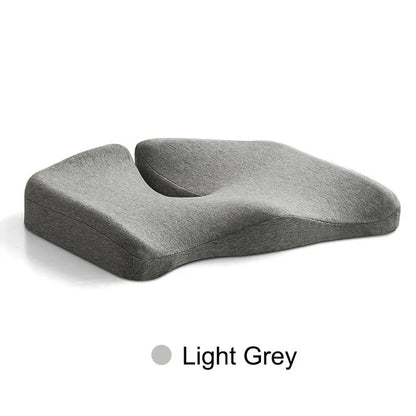 Pressure Relief Seat Cushion for Long Sitting Hours on Chair Extra Dense Memory Foam Relieve Hemorrhoids Coccyx Sciatica