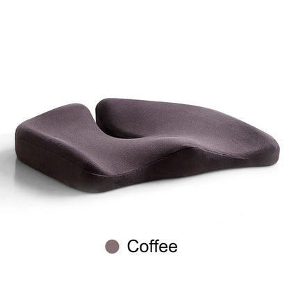 Pressure Relief Seat Cushion for Long Sitting Hours on Chair Extra Dense Memory Foam Relieve Hemorrhoids Coccyx Sciatica