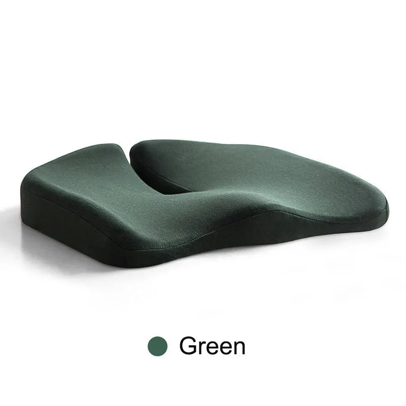 Pressure Relief Seat Cushion for Long Sitting Hours on Chair Extra Dense Memory Foam Relieve Hemorrhoids Coccyx Sciatica