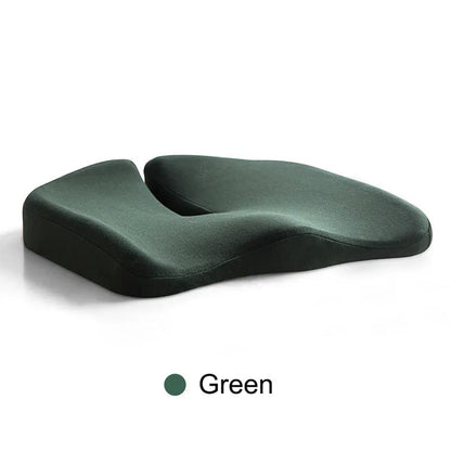 Pressure Relief Seat Cushion for Long Sitting Hours on Chair Extra Dense Memory Foam Relieve Hemorrhoids Coccyx Sciatica