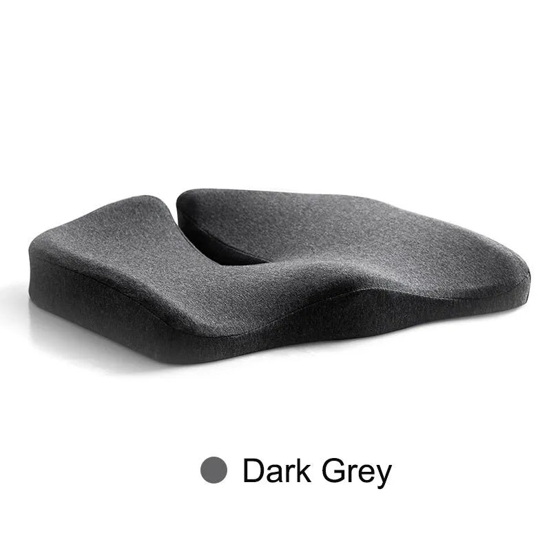 Pressure Relief Seat Cushion for Long Sitting Hours on Chair Extra Dense Memory Foam Relieve Hemorrhoids Coccyx Sciatica